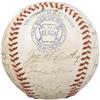 Image 4 : 1942 New York Yankees Team Signed Baseball. Pos