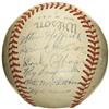 Image 1 : 1948 St. Paul Saints Team Signed Baseball with R