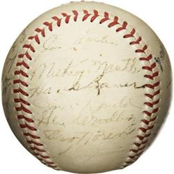 1952 New York Yankees Team Signed Baseball. The