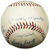 1959 New York Yankees Team Signed Baseball. Hig