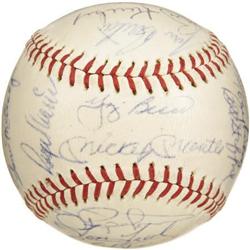 1963 New York Yankees Team Signed Baseball. A f