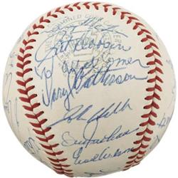 1968 Detroit Tigers Team Signed Baseball. It was