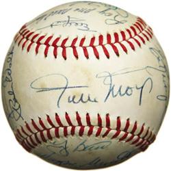 1973 New York Mets Team Signed Baseball. Follow