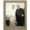 1911 Barney Oldfield & Jim Jeffries Signed Photo