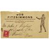 Image 3 : 1914 Robert Fitzsimmons Handwritten Letter. Wit
