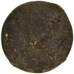 Circa 1870 Lemon Peel Baseball. The infancy of