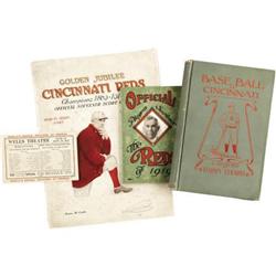 1919 Cincinnati Reds Publications Lot of 4.