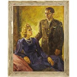 1920's Christy Mathewson Personally Owned Art