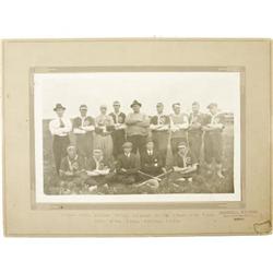 1922 Cupar Baseball Team Cabinet Photograph with