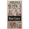 Image 1 : 1961 Roger Maris Sixty-First Home Run Ticket Stu