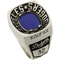1987 Sandy Koufax Dodger Stadium Silver Annivers