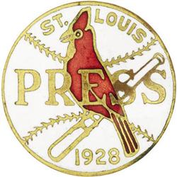 1928 World Series Press Pin (St. Louis Cardinals