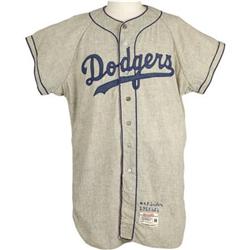 1958 Duke Snider Game Worn Jersey