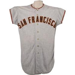1958 Willie Mays Game Worn Jersey