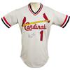 Image 1 : Mid-1980's Ozzie Smith Game Worn Jersey. Widely