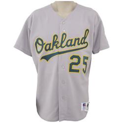 1994 Mark McGwire Game Worn Jersey. Tough patch