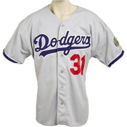 1996 Mike Piazza Game Worn Jersey. Widely consi