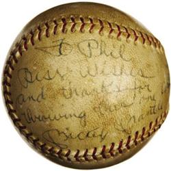 1966 Mickey Mantle Career Home Run #485 Baseball