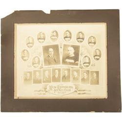 1920-21 New Edinburg Hockey Club Team Photograph