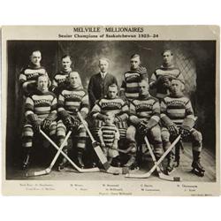1923-24 Melville Millionaires Photo Postcard
