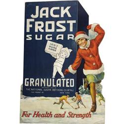 Circa 1929 Jack Frost Sugar Advertising Piece.