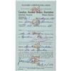1952-53 Jean Beliveau Signed CAHA Player's Cert.