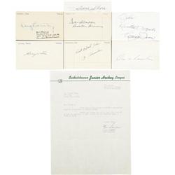 Deceased Hall of Famers Autograph Lot of 8