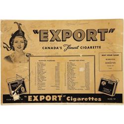 1956-57 Detroit Red Wings Team Signed Advert.