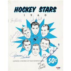 1960 Hockey Stars Album Signed by 15 HOFers