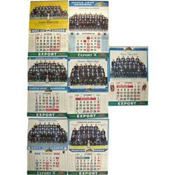 1962-70 Maple Leaf Gardens Export Calendars Lot