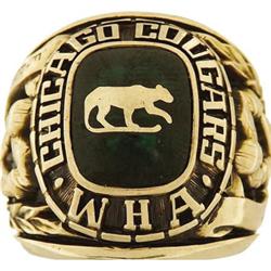 1970s Chicago Cougars Team-Issued Ring. One of