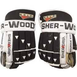 1990 Raymond Bourque Signed Game Used Glove