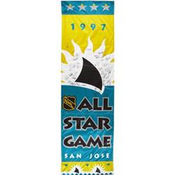 1997 NHL All-Stars Multi-Signed Street Banner. M