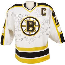 1997-98 Ray Bourque Game Worn Jersey Signed