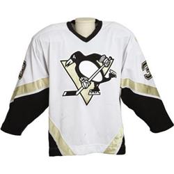 2005-06 Ziggy Palffy Game Worn Jersey. Road whi