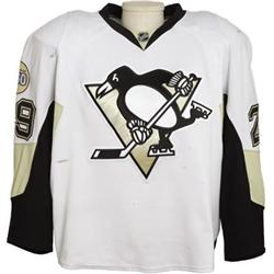 2007-08 Marc-Andr+¬ Fleury Game Worn Jersey. Ano