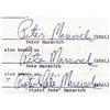 Image 2 : 1972 Peter Maravich Triple-Signed Last Will & Te