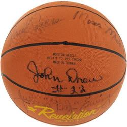 1970's Basketball Superstars Multi-Signed Basket