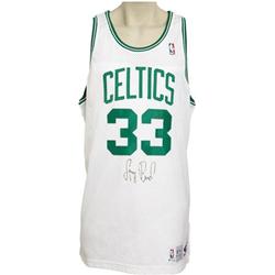 1991-92 Larry Bird Game Worn Jersey. A thirteen-