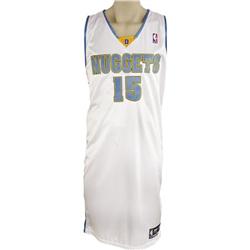 2003-04 Carmelo Anthony Game Worn Rookie Jersey.