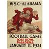 Image 1 : 1931 Rose Bowl Program & Ticket Stub. In just a