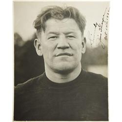 1932 Jim Thorpe Signed Photograph. Former Presi
