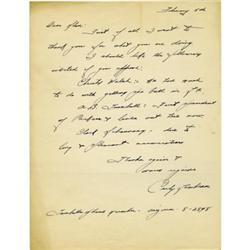 1952 Curly Lambeau Handwritten Signed Letter