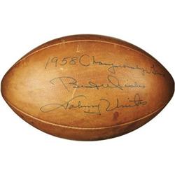 1958 N.F.L. Championship Game Used Football