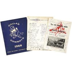 1960 Dallas Cowboys Team Signed Early Publicatio