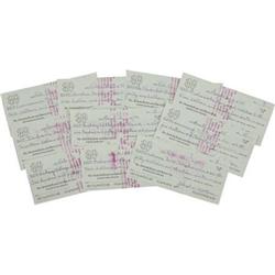 1975-76 Joe Montana Signed Checks Lot of 10. Te