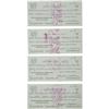 Image 4 : 1975-76 Joe Montana Signed Checks Lot of 10. Te