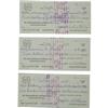 Image 2 : 1976 Joe Montana Signed Checks Lot of 10. Ten c