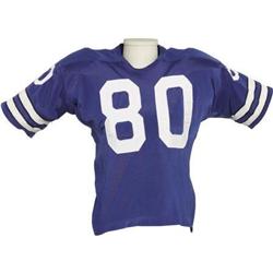 Late 1970's Tony Hill Game Worn Jersey. Blue du