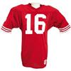 Circa 1990 Joe Montana Game Worn Jersey. Red me